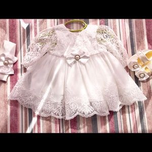 Baby girl special occasion lace dress 6 months